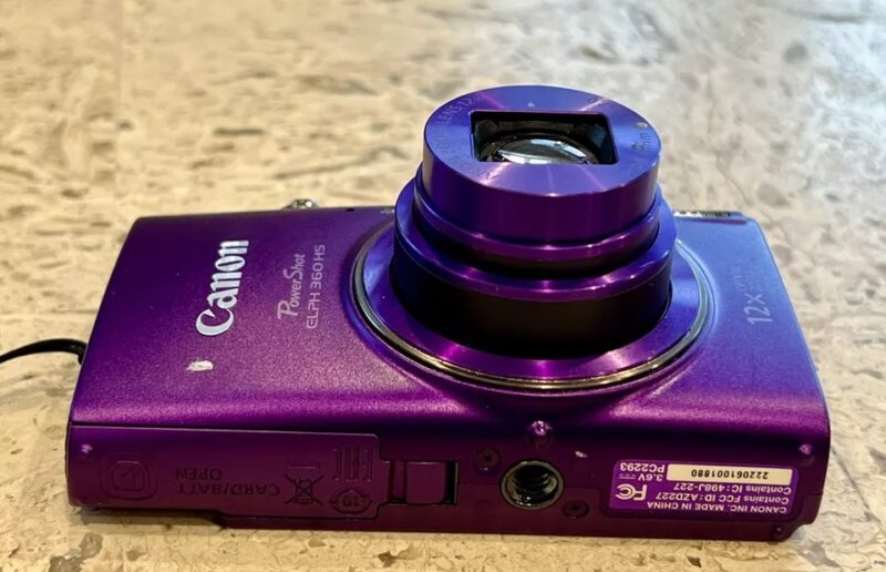 Canon PowerShot ELPH 360 HS 20.2 MP Digital Camera in Purple *Rare* With Extras! - Image 8