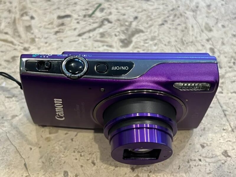 Canon PowerShot ELPH 360 HS 20.2 MP Digital Camera in Purple *Rare* With Extras! - Image 6